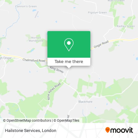 Hailstone Services map