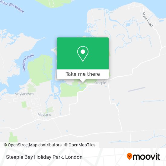 Steeple Bay Holiday Park map