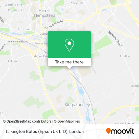 Talkington Bates (Epson Uk LTD) map