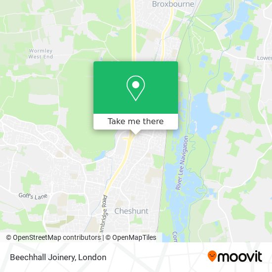 Beechhall Joinery map
