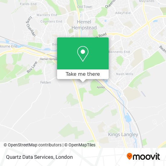 Quartz Data Services map