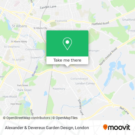 Alexander & Devereux Garden Design map