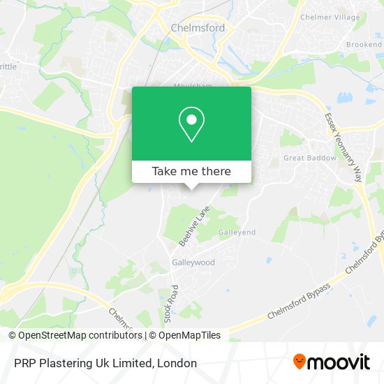 PRP Plastering Uk Limited map