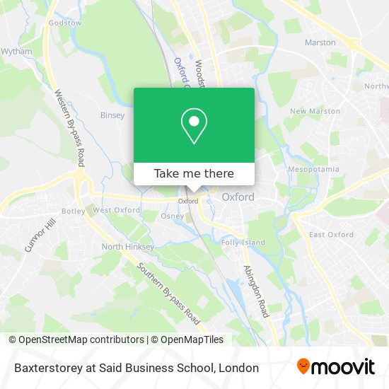 Baxterstorey at Said Business School map
