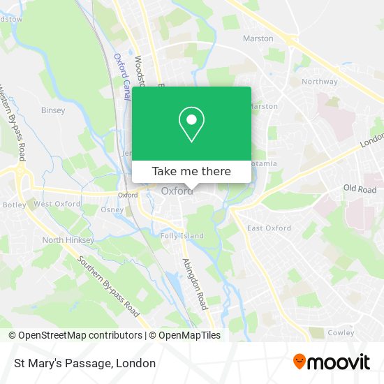 St Mary's Passage map