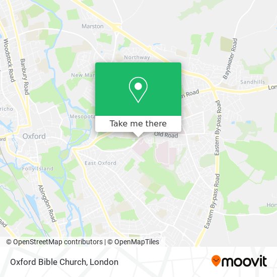 Oxford Bible Church map