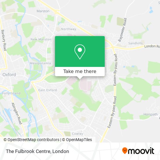 The Fulbrook Centre map