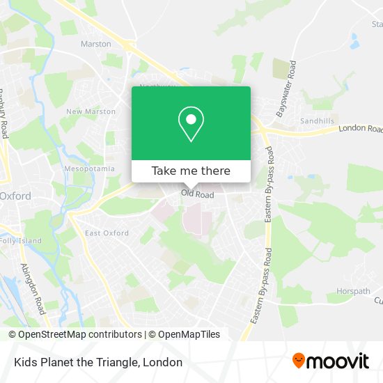 Kids Planet the Triangle map
