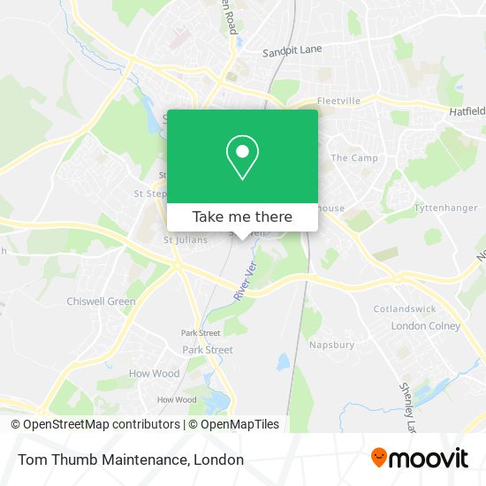 Tom Thumb Maintenance map