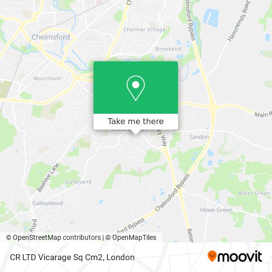 CR LTD Vicarage Sq Cm2 map