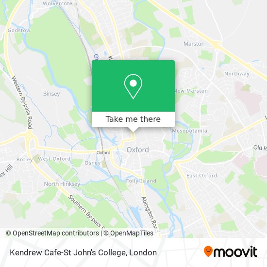 Kendrew Cafe-St John's College map