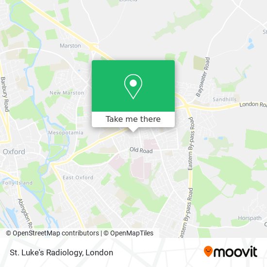 St. Luke's Radiology map