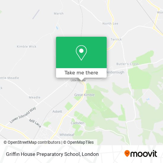 Griffin House Preparatory School map