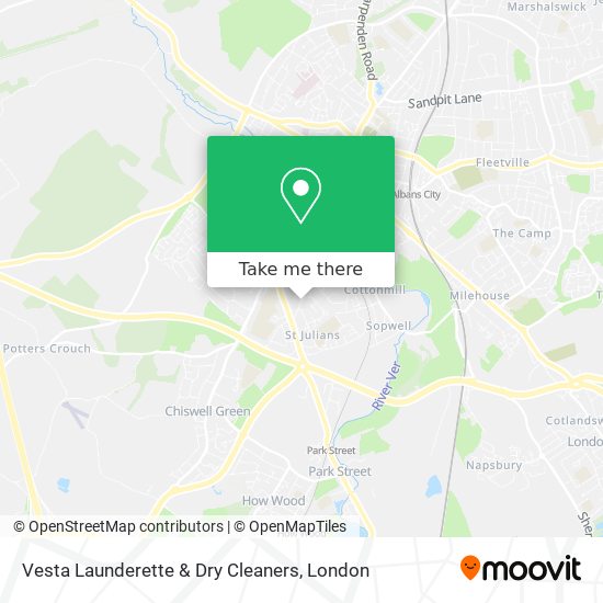 Vesta Launderette & Dry Cleaners map