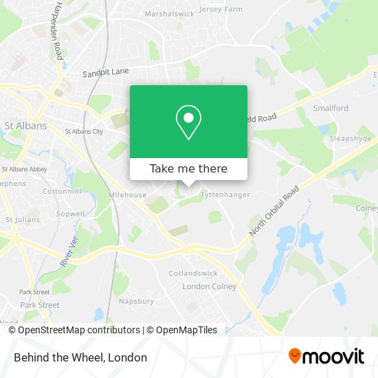 Behind the Wheel map
