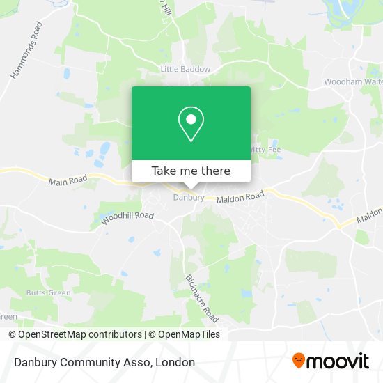 Danbury Community Asso map