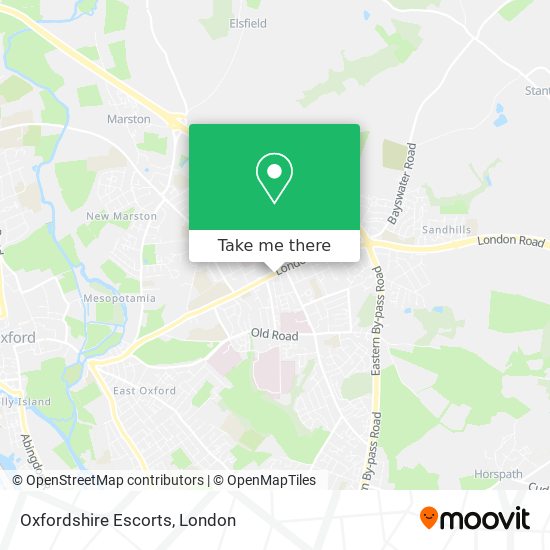Oxfordshire Escorts map