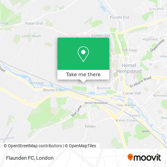 Flaunden FC map