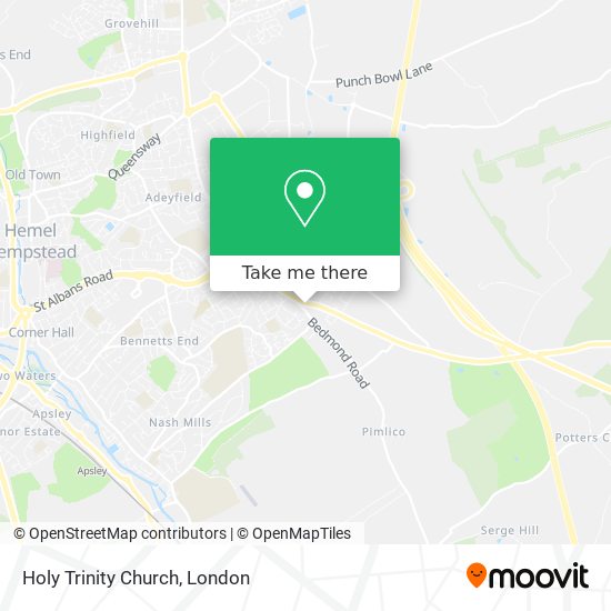 Holy Trinity Church map