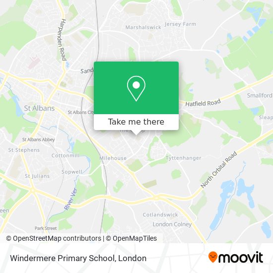 Windermere Primary School map