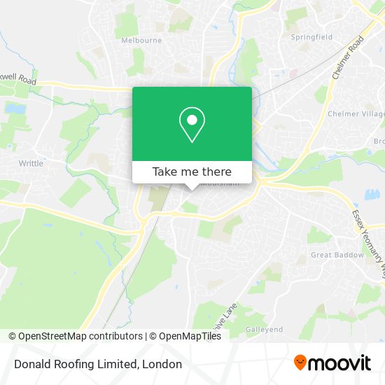 Donald Roofing Limited map