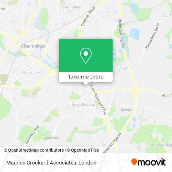 Maurice Crockard Associates map