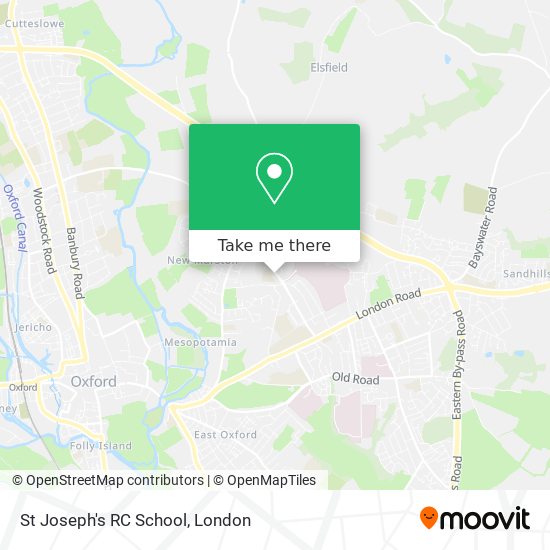 St Joseph's RC School map