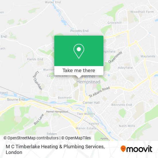 M C Timberlake Heating & Plumbing Services map