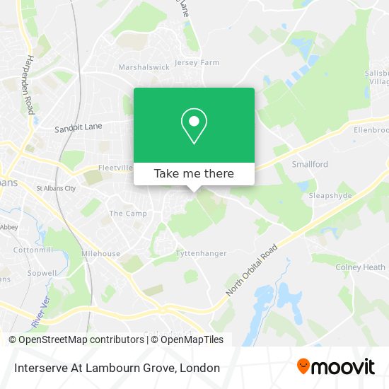 Interserve At Lambourn Grove map