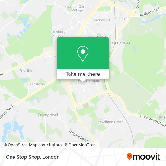 One Stop Shop map
