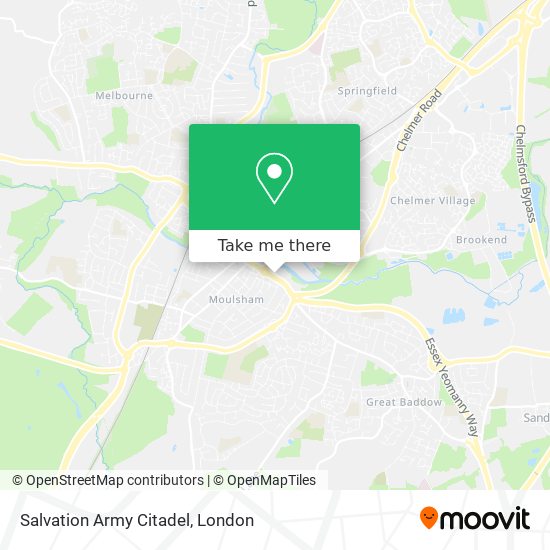 Salvation Army Citadel map