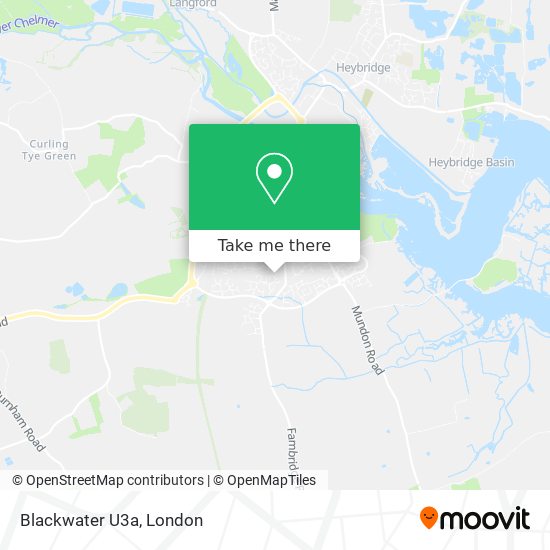 Blackwater U3a map