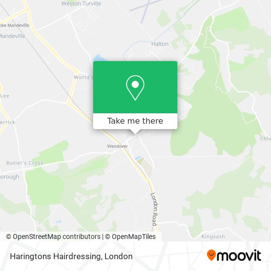 Haringtons Hairdressing map
