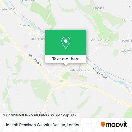 Joseph Rennison Website Design map