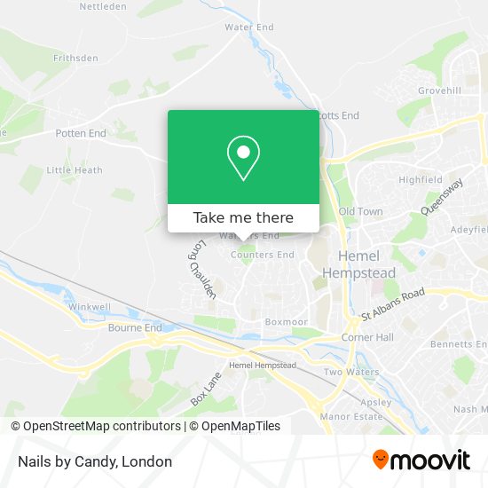 Nails by Candy map