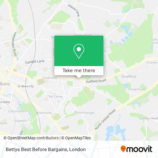 Bettys Best Before Bargains map