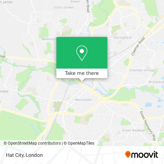 Hat City map