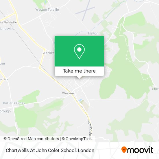 Chartwells At John Colet School map