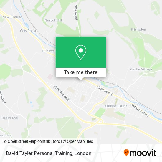 David Tayler Personal Training map