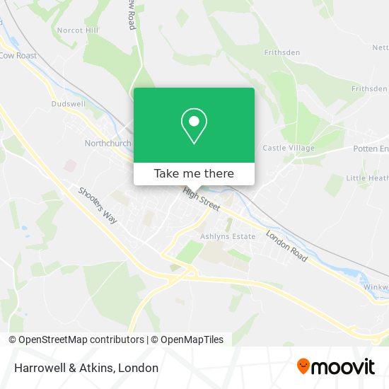 Harrowell & Atkins map