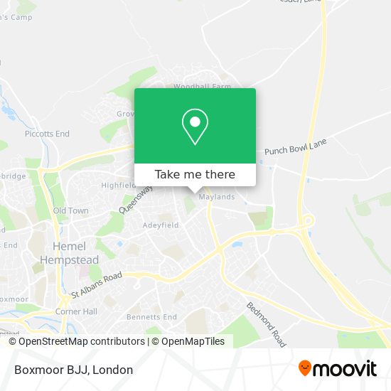 Boxmoor BJJ map
