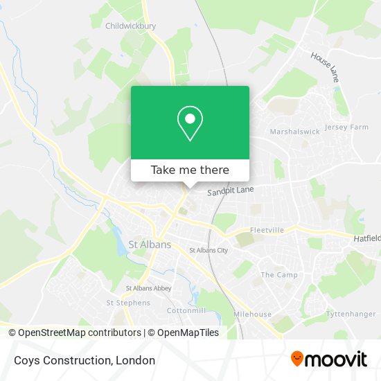 Coys Construction map