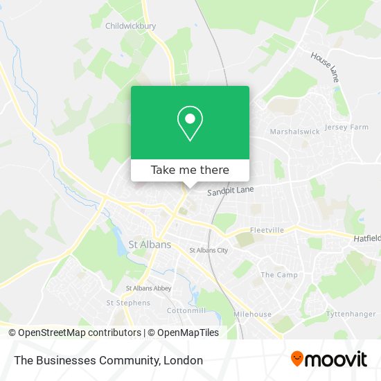 The Businesses Community map