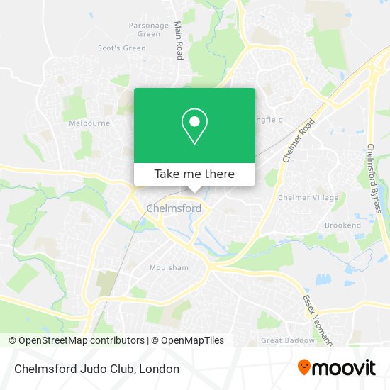 Chelmsford Judo Club map