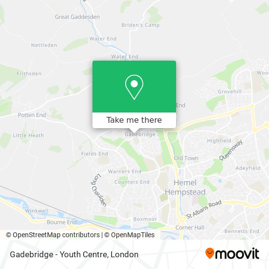 Gadebridge - Youth Centre map