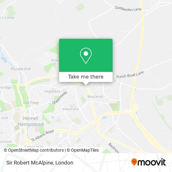 Sir Robert McAlpine map