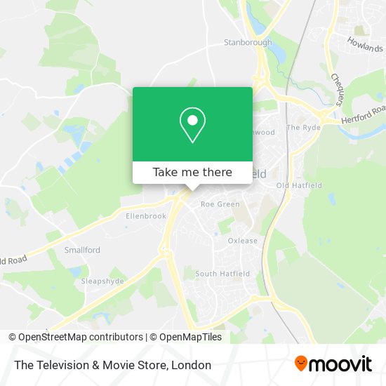 The Television & Movie Store map