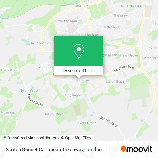 Scotch Bonnet Caribbean Takeaway map