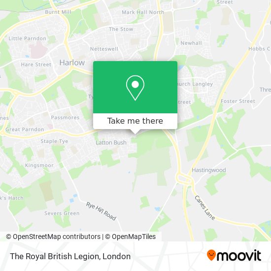 The Royal British Legion map