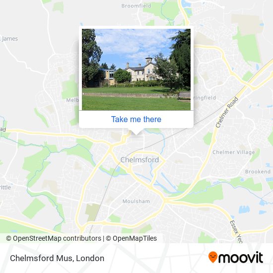 Chelmsford Mus map